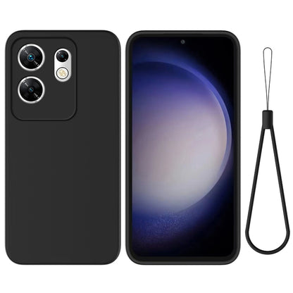 Solid Color Liquid Silicone Dropproof Full Coverage Phone Case