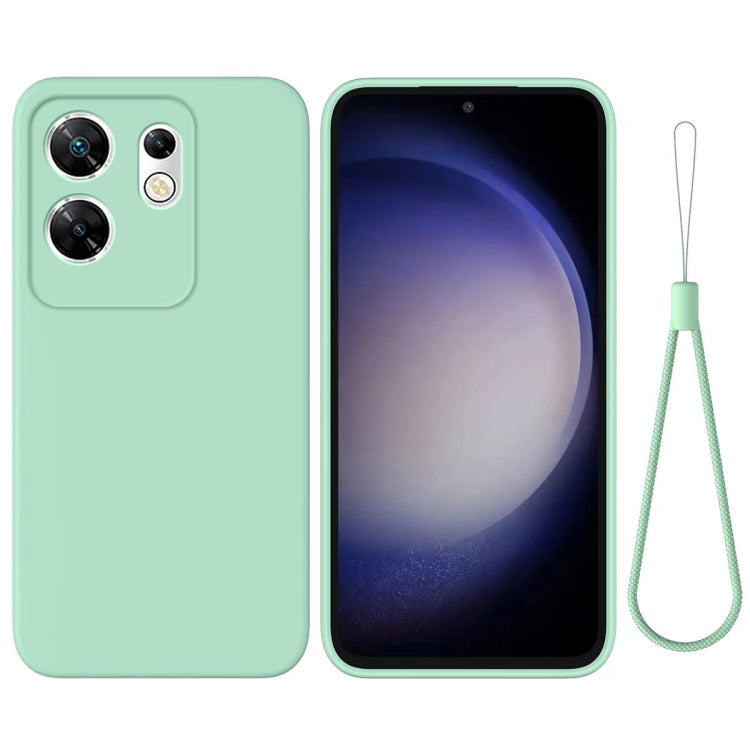 Solid Color Liquid Silicone Dropproof Full Coverage Phone Case