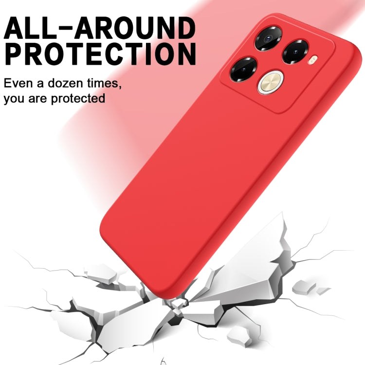 Solid Color Liquid Silicone Dropproof Full Coverage Phone Case