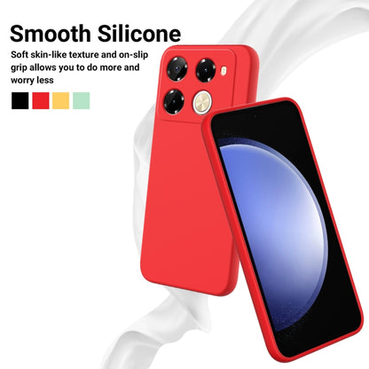 Solid Color Liquid Silicone Dropproof Full Coverage Phone Case