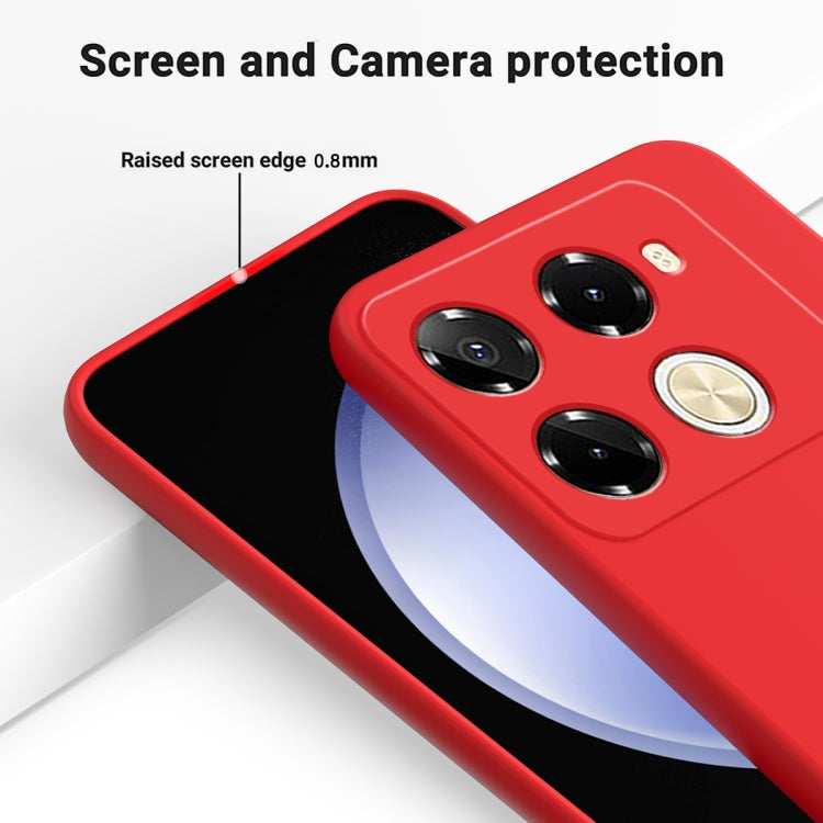 Solid Color Liquid Silicone Dropproof Full Coverage Phone Case