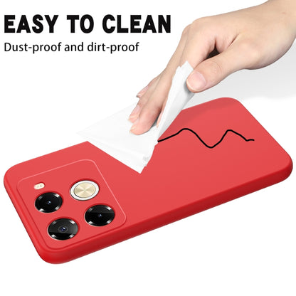 Solid Color Liquid Silicone Dropproof Full Coverage Phone Case