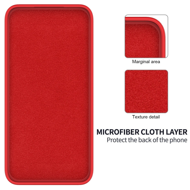 Solid Color Liquid Silicone Dropproof Full Coverage Phone Case