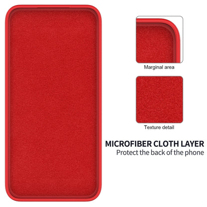 Solid Color Liquid Silicone Dropproof Full Coverage Phone Case