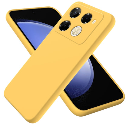 Solid Color Liquid Silicone Dropproof Full Coverage Phone Case