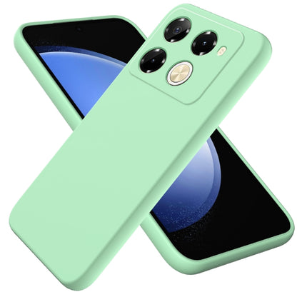 Solid Color Liquid Silicone Dropproof Full Coverage Phone Case
