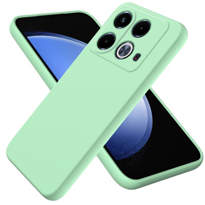 Solid Color Liquid Silicone Dropproof Full Coverage Phone Case