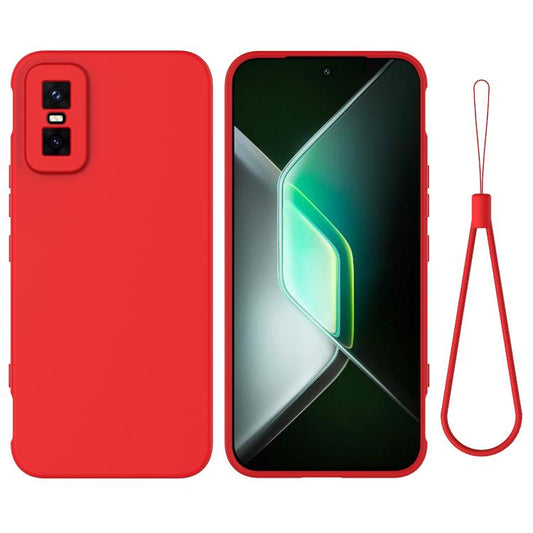 Solid Color Liquid Silicone Dropproof Full Coverage Phone Case, For Infinix GT 30 Pro, For Infinix Note 50s, For Infinix Note 50x, For Infinix Note 50 Pro+, For Infinix Note 50 4G  / 50 Pro 4G, For Infinix Hot 50 Pro 4G, For Infinix Note 40S�����������...
