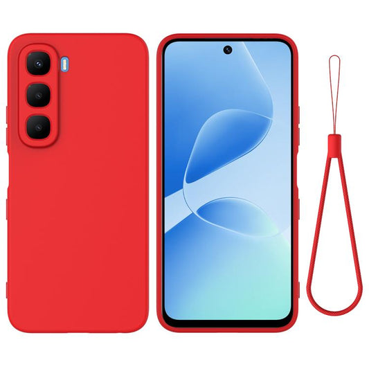 Solid Color Liquid Silicone Dropproof Full Coverage Phone Case