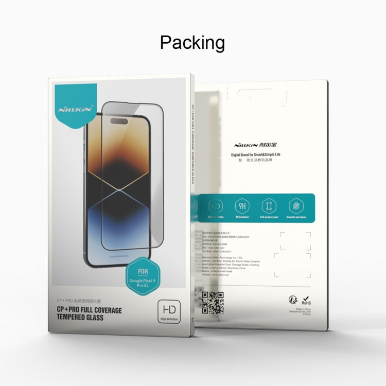 NILLKIN CP+Pro 9H Explosion-proof Tempered Glass Film, For Google Pixel 9 Pro XL, For Google Pixel 9 / 9 Pro