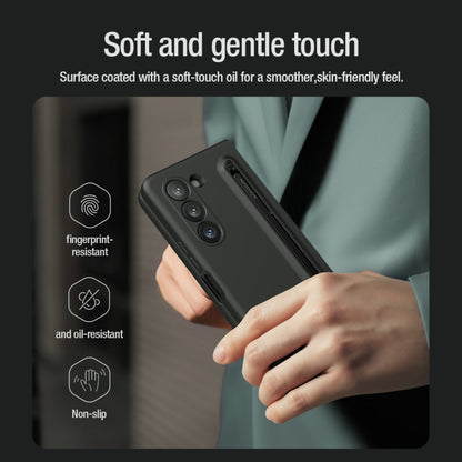 NILLKIN Flex Pure PC + Liquid Silicone Phone Case with S Pen, For Samsung Galaxy Z Fold5