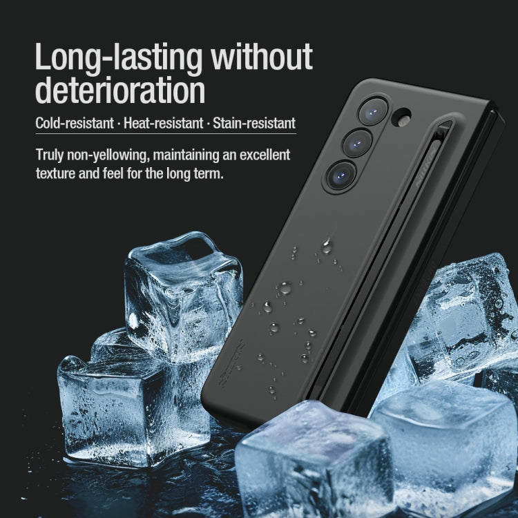 NILLKIN Flex Pure PC + Liquid Silicone Phone Case with S Pen, For Samsung Galaxy Z Fold5