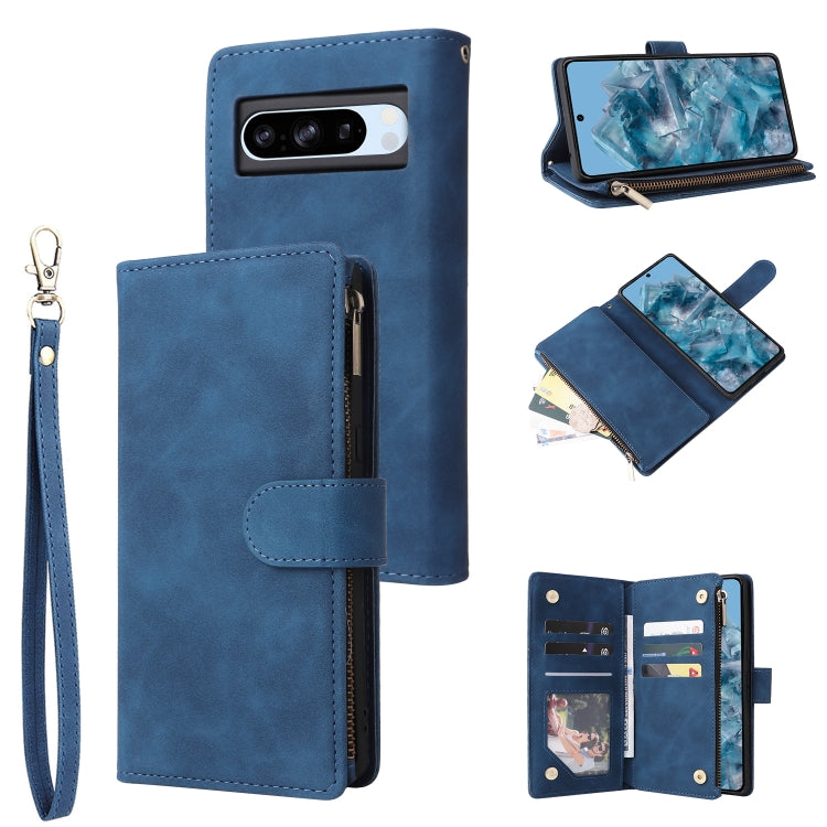 Multifunctional Multi-Card Wallet Phone Leather Case, For Google Pixel 11 Pro XL, For Google Pixel 11 / 11 Pro, For Google Pixel 10a, For Google Pixel 10 Pro XL, For Google Pixel 10 / 10 Pro, For Google Pixel 9a, For Google Pixel 9 Pro, For Google Pixe...