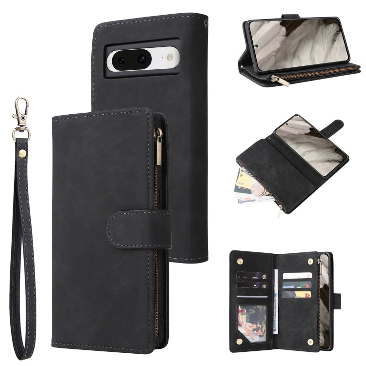 Multifunctional Multi-Card Wallet Phone Leather Case, For Google Pixel 11 Pro XL, For Google Pixel 11 / 11 Pro, For Google Pixel 10a, For Google Pixel 10 Pro XL, For Google Pixel 10 / 10 Pro, For Google Pixel 9a, For Google Pixel 9 Pro, For Google Pixe...