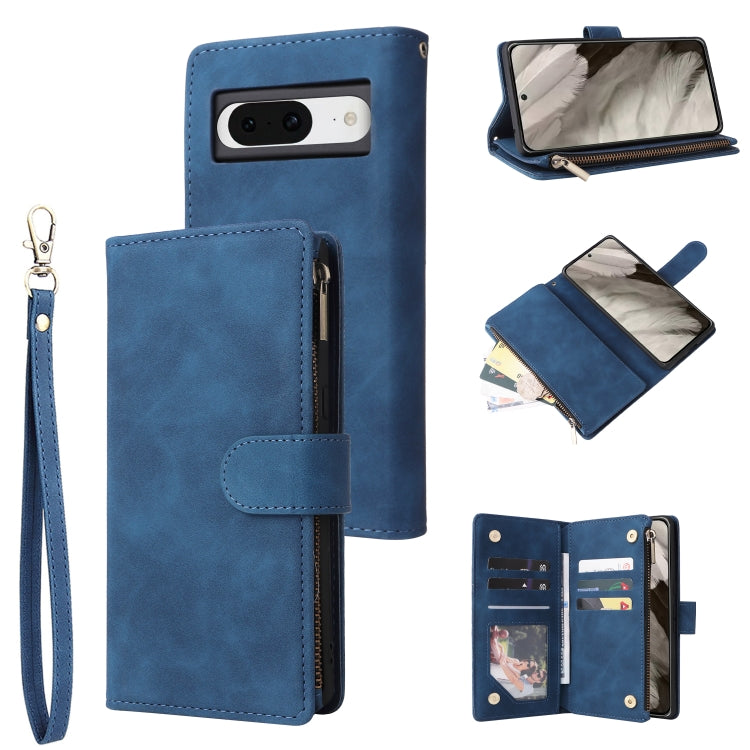 Multifunctional Multi-Card Wallet Phone Leather Case, For Google Pixel 11 Pro XL, For Google Pixel 11 / 11 Pro, For Google Pixel 10a, For Google Pixel 10 Pro XL, For Google Pixel 10 / 10 Pro, For Google Pixel 9a, For Google Pixel 9 Pro, For Google Pixe...