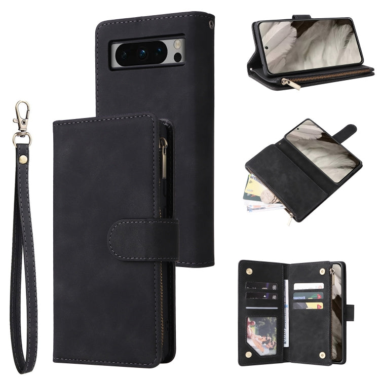 Multifunctional Multi-Card Wallet Phone Leather Case, For Google Pixel 11 Pro XL, For Google Pixel 11 / 11 Pro, For Google Pixel 10a, For Google Pixel 10 Pro XL, For Google Pixel 10 / 10 Pro, For Google Pixel 9a, For Google Pixel 9 Pro, For Google Pixe...