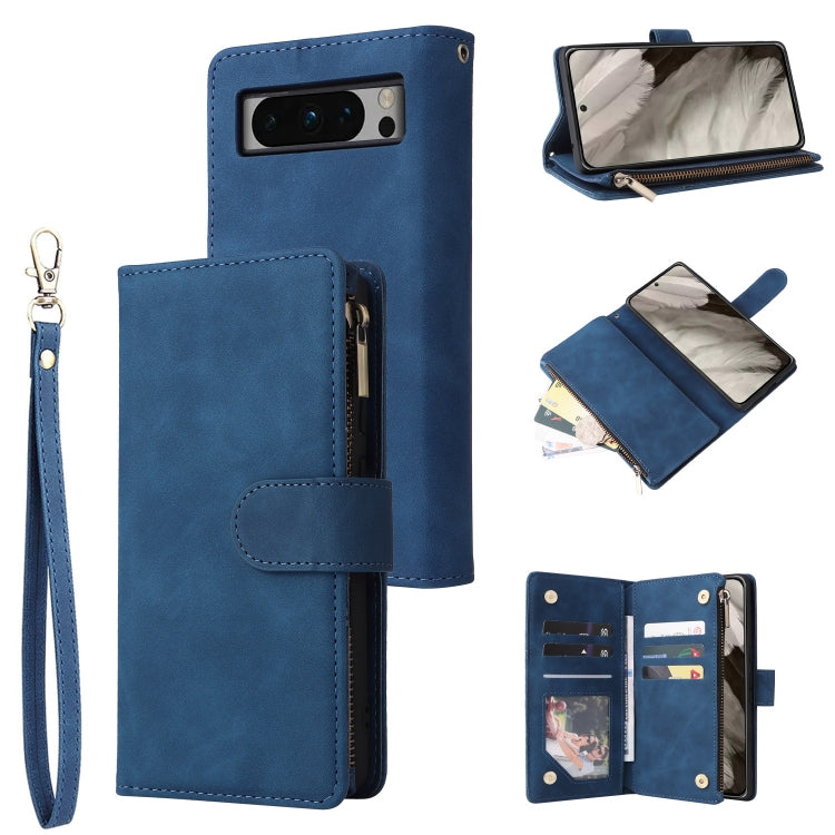 Multifunctional Multi-Card Wallet Phone Leather Case, For Google Pixel 11 Pro XL, For Google Pixel 11 / 11 Pro, For Google Pixel 10a, For Google Pixel 10 Pro XL, For Google Pixel 10 / 10 Pro, For Google Pixel 9a, For Google Pixel 9 Pro, For Google Pixe...