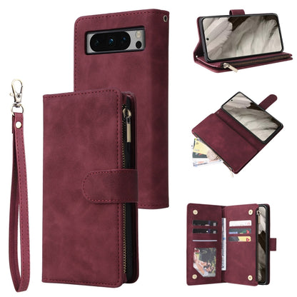 Multifunctional Multi-Card Wallet Phone Leather Case, For Google Pixel 11 Pro XL, For Google Pixel 11 / 11 Pro, For Google Pixel 10a, For Google Pixel 10 Pro XL, For Google Pixel 10 / 10 Pro, For Google Pixel 9a, For Google Pixel 9 Pro, For Google Pixe...