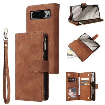 Multifunctional Multi-Card Wallet Phone Leather Case, For Google Pixel 11 Pro XL, For Google Pixel 11 / 11 Pro, For Google Pixel 10a, For Google Pixel 10 Pro XL, For Google Pixel 10 / 10 Pro, For Google Pixel 9a, For Google Pixel 9 Pro, For Google Pixe...