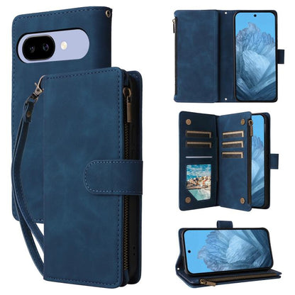 Multifunctional Multi-Card Wallet Phone Leather Case, For Google Pixel 11 Pro XL, For Google Pixel 11 / 11 Pro, For Google Pixel 10a, For Google Pixel 10 Pro XL, For Google Pixel 10 / 10 Pro, For Google Pixel 9a, For Google Pixel 9 Pro, For Google Pixe...