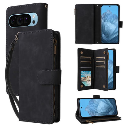 Multifunctional Multi-Card Wallet Phone Leather Case, For Google Pixel 11 Pro XL, For Google Pixel 11 / 11 Pro, For Google Pixel 10a, For Google Pixel 10 Pro XL, For Google Pixel 10 / 10 Pro, For Google Pixel 9a, For Google Pixel 9 Pro, For Google Pixe...