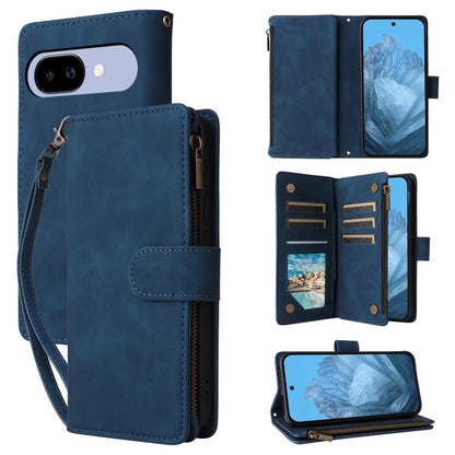 Multifunctional Multi-Card Wallet Phone Leather Case, For Google Pixel 11 Pro XL, For Google Pixel 11 / 11 Pro, For Google Pixel 10a, For Google Pixel 10 Pro XL, For Google Pixel 10 / 10 Pro, For Google Pixel 9a, For Google Pixel 9 Pro, For Google Pixe...
