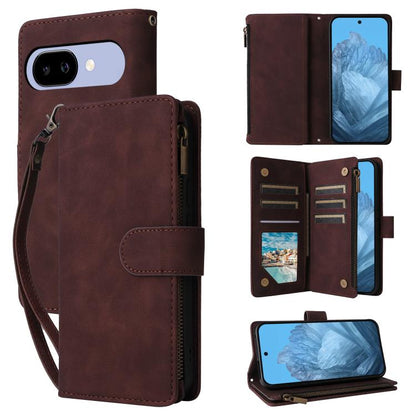 Multifunctional Multi-Card Wallet Phone Leather Case, For Google Pixel 11 Pro XL, For Google Pixel 11 / 11 Pro, For Google Pixel 10a, For Google Pixel 10 Pro XL, For Google Pixel 10 / 10 Pro, For Google Pixel 9a, For Google Pixel 9 Pro, For Google Pixe...