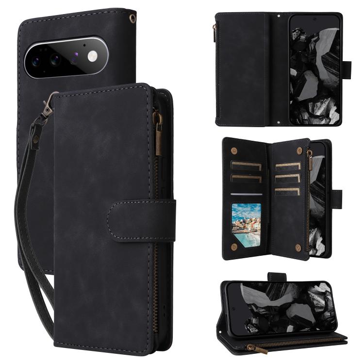 Multifunctional Multi-Card Wallet Phone Leather Case, For Google Pixel 11 Pro XL, For Google Pixel 11 / 11 Pro, For Google Pixel 10a, For Google Pixel 10 Pro XL, For Google Pixel 10 / 10 Pro, For Google Pixel 9a, For Google Pixel 9 Pro, For Google Pixe...