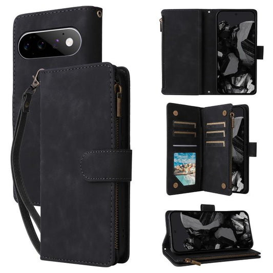 Multifunctional Multi-Card Wallet Phone Leather Case, For Google Pixel 11 Pro XL, For Google Pixel 11 / 11 Pro, For Google Pixel 10a, For Google Pixel 10 Pro XL, For Google Pixel 10 / 10 Pro, For Google Pixel 9a, For Google Pixel 9 Pro, For Google Pixe...