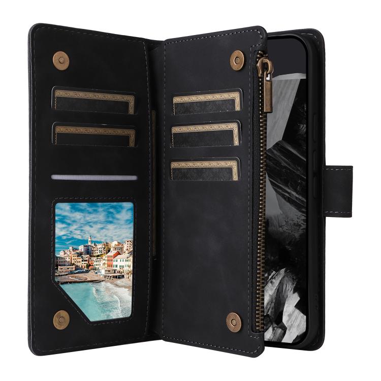 Multifunctional Multi-Card Wallet Phone Leather Case, For Google Pixel 11 Pro XL, For Google Pixel 11 / 11 Pro, For Google Pixel 10a, For Google Pixel 10 Pro XL, For Google Pixel 10 / 10 Pro, For Google Pixel 9a, For Google Pixel 9 Pro, For Google Pixe...