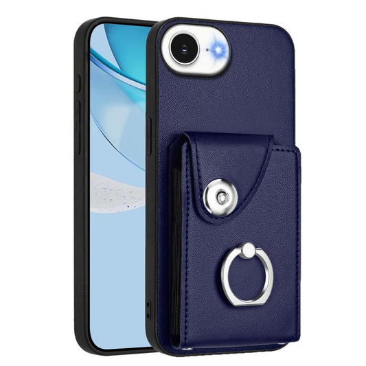 Organ Card Bag Ring Holder Phone Case, For iPhone 17e / 16e, For iPhone 17 Pro Max, For iPhone 17 Pro, For iPhone 17, For iPhone Air, For iPhone 16 Pro Max, For iPhone 16 Pro, For iPhone 16 Plus, For iPhone 16, For iPhone 15 Pro Max, For iPhone 15 Pro