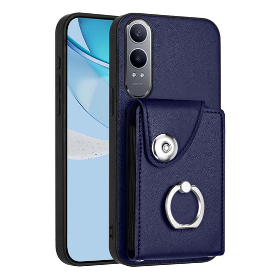Organ Card Bag Ring Holder PU Phone Case, For OnePlus Nord CE4 Lite 5G / OPPO K12x, For OnePlus 13T, For OnePlus Ace 5 / 5 Pro / 13R, For OnePlus 13 5G, For OnePlus Nord 4, For OnePlus Nord CE4, For OnePlus Nord CE 3 Lite
