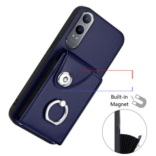 Organ Card Bag Ring Holder PU Phone Case, For OnePlus Nord CE4 Lite 5G / OPPO K12x, For OnePlus 13T, For OnePlus Ace 5 / 5 Pro / 13R, For OnePlus 13 5G, For OnePlus Nord 4, For OnePlus Nord CE4, For OnePlus Nord CE 3 Lite