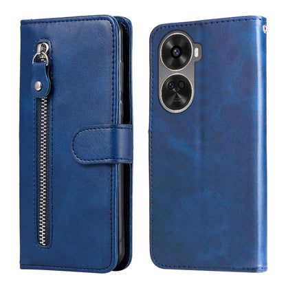 Fashion Calf Texture Zipper Leather Phone Case