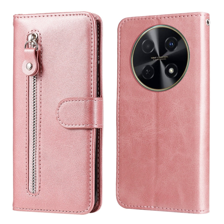 Fashion Calf Texture Zipper Leather Phone Case