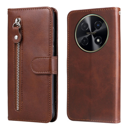 Fashion Calf Texture Zipper Leather Phone Case