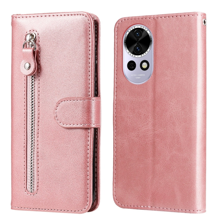 Fashion Calf Texture Zipper Leather Phone Case