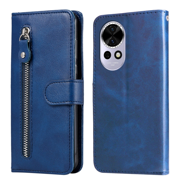 Fashion Calf Texture Zipper Leather Phone Case