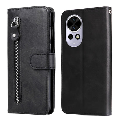 Fashion Calf Texture Zipper Leather Phone Case