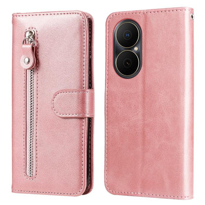 Fashion Calf Texture Zipper Leather Phone Case