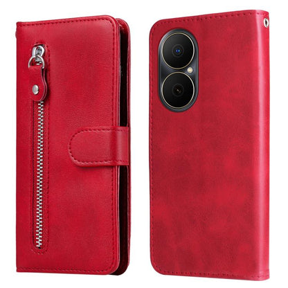 Fashion Calf Texture Zipper Leather Phone Case