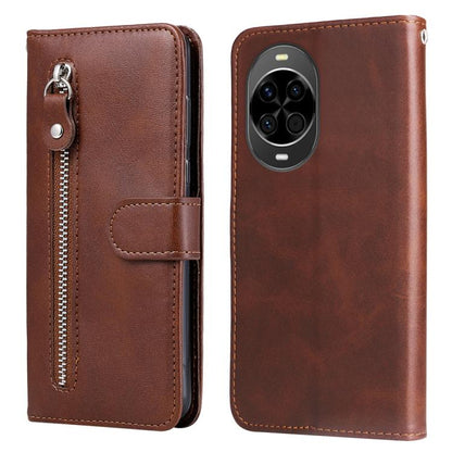 Fashion Calf Texture Zipper Leather Phone Case
