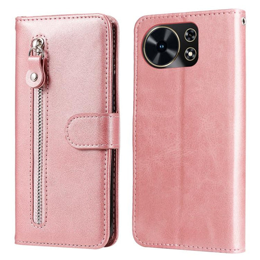 Fashion Calf Texture Zipper Leather Phone Case