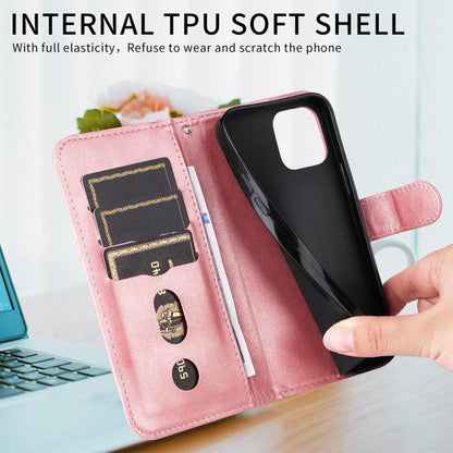 Fashion Calf Texture Zipper Leather Phone Case