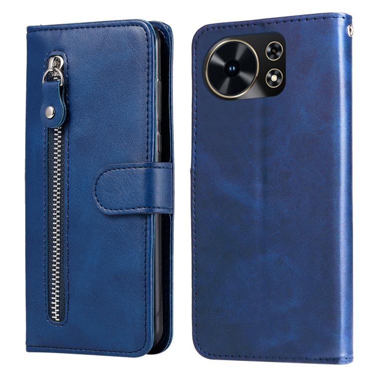Fashion Calf Texture Zipper Leather Phone Case