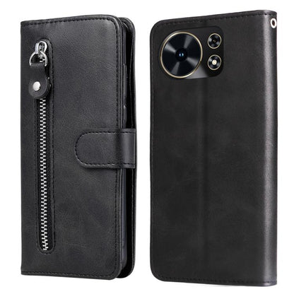 Fashion Calf Texture Zipper Leather Phone Case