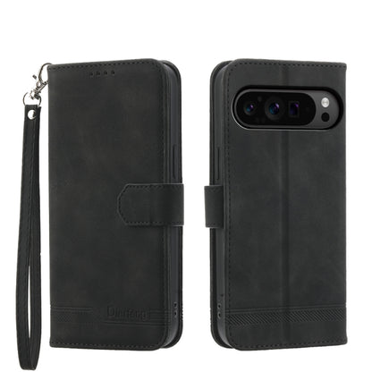 Dierfeng Dream Line TPU Hybrid PU Leather Phone Case, For Google Pixel 11 Pro XL, For Google Pixel 11 / Pixel 11 Pro, For Google Pixel 10a, For Google Pixel 9a, For Google Pixel 9 Pro, For Google Pixel 9, For Google Pixel 8a