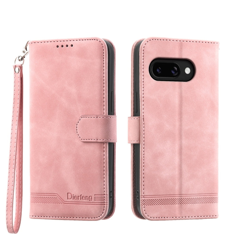 Dierfeng Dream Line TPU Hybrid PU Leather Phone Case, For Google Pixel 11 Pro XL, For Google Pixel 11 / Pixel 11 Pro, For Google Pixel 10a, For Google Pixel 9a, For Google Pixel 9 Pro, For Google Pixel 9, For Google Pixel 8a