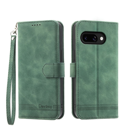 Dierfeng Dream Line TPU Hybrid PU Leather Phone Case, For Google Pixel 11 Pro XL, For Google Pixel 11 / Pixel 11 Pro, For Google Pixel 10a, For Google Pixel 9a, For Google Pixel 9 Pro, For Google Pixel 9, For Google Pixel 8a