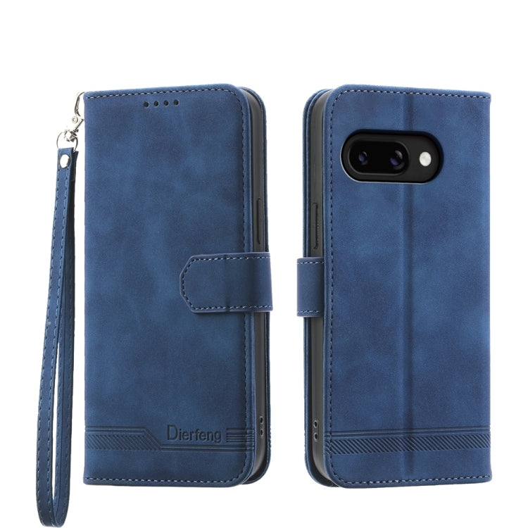 Dierfeng Dream Line TPU Hybrid PU Leather Phone Case, For Google Pixel 11 Pro XL, For Google Pixel 11 / Pixel 11 Pro, For Google Pixel 10a, For Google Pixel 9a, For Google Pixel 9 Pro, For Google Pixel 9, For Google Pixel 8a